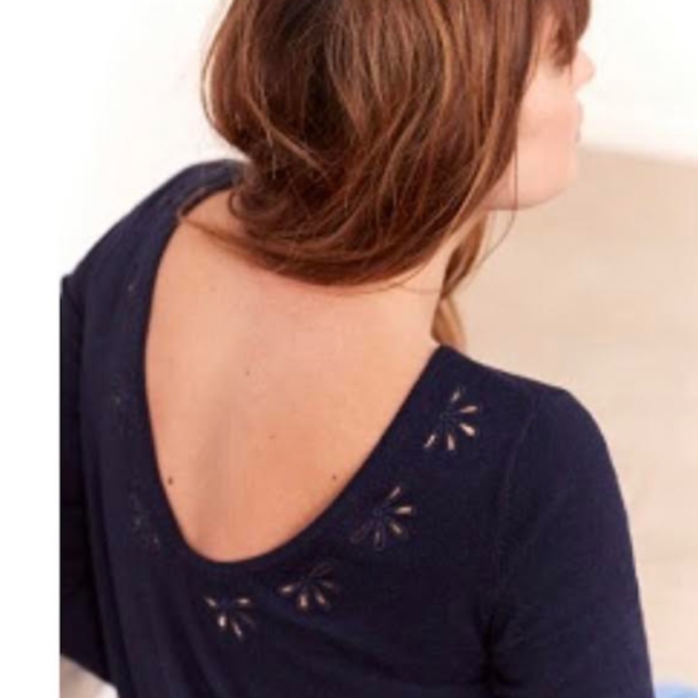 Sezane Goma Sweater - Sz XS - Navy